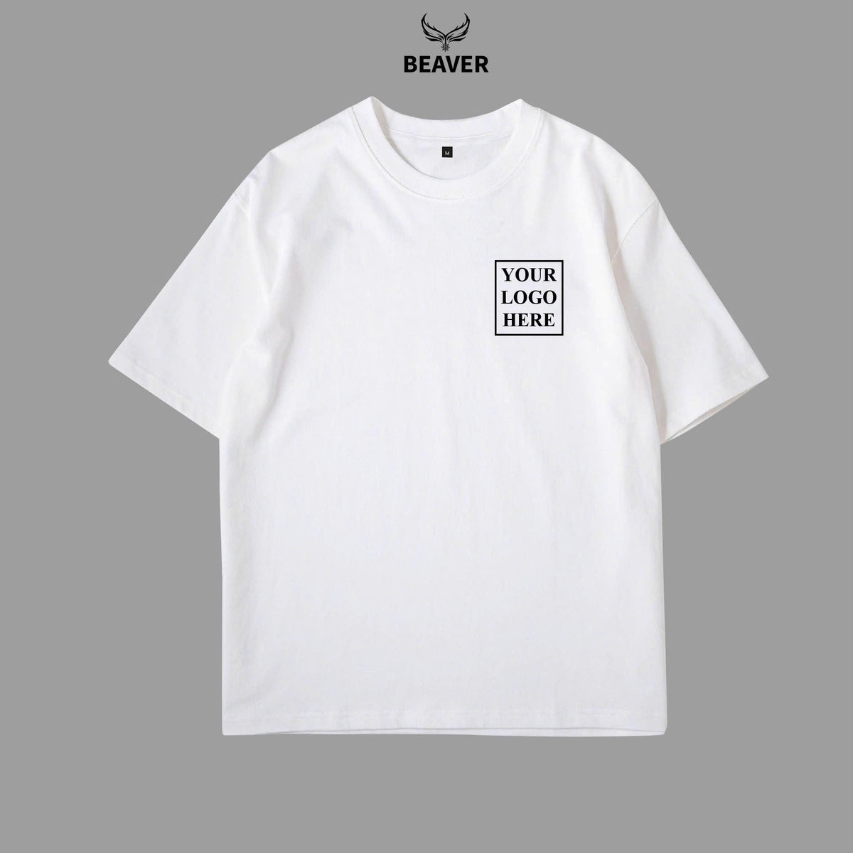 Custom Heavyweight Cotton T-Shirt โ Personalized Unisex Tee