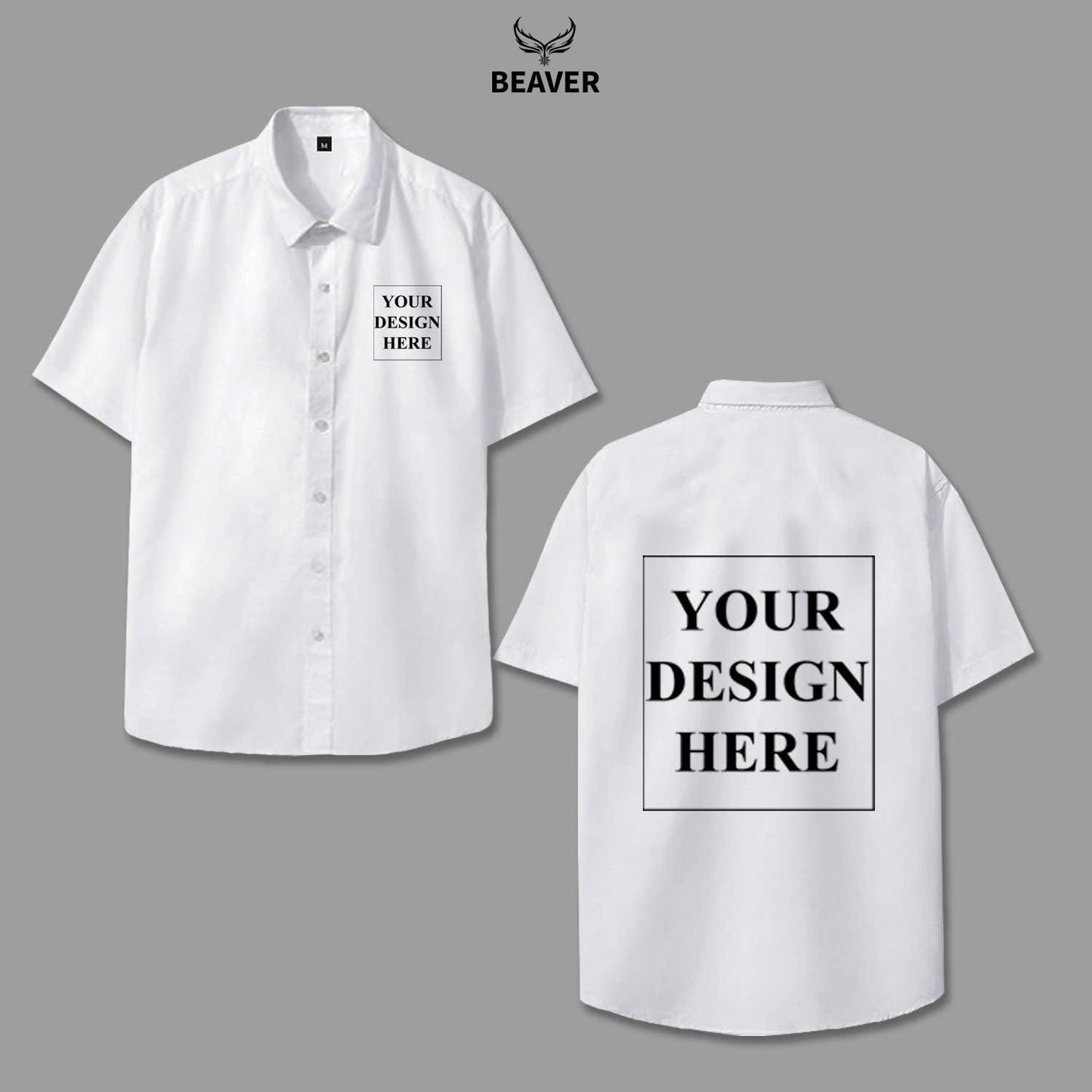 Custom Button Up Shirt – Personalized Design, Unisex Vacation Shirt