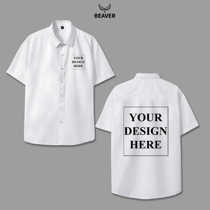 Custom Button Up Shirt – Personalized Design, Unisex Vacation Shirt
