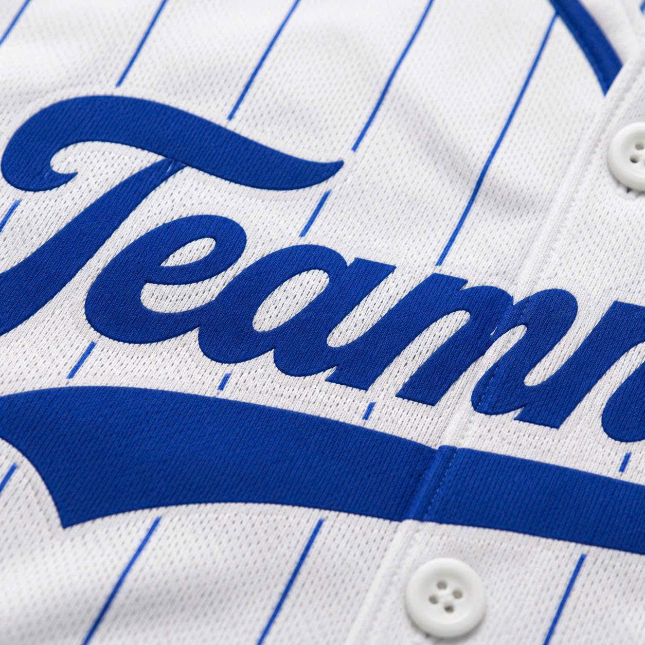 Custom Pinstripe Baseball Jersey, Personalized Team Name & Number, Men Women Kids Toddler