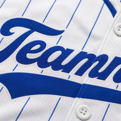 Custom Pinstripe Baseball Jersey, Personalized Team Name & Number, Men Women Kids Toddler