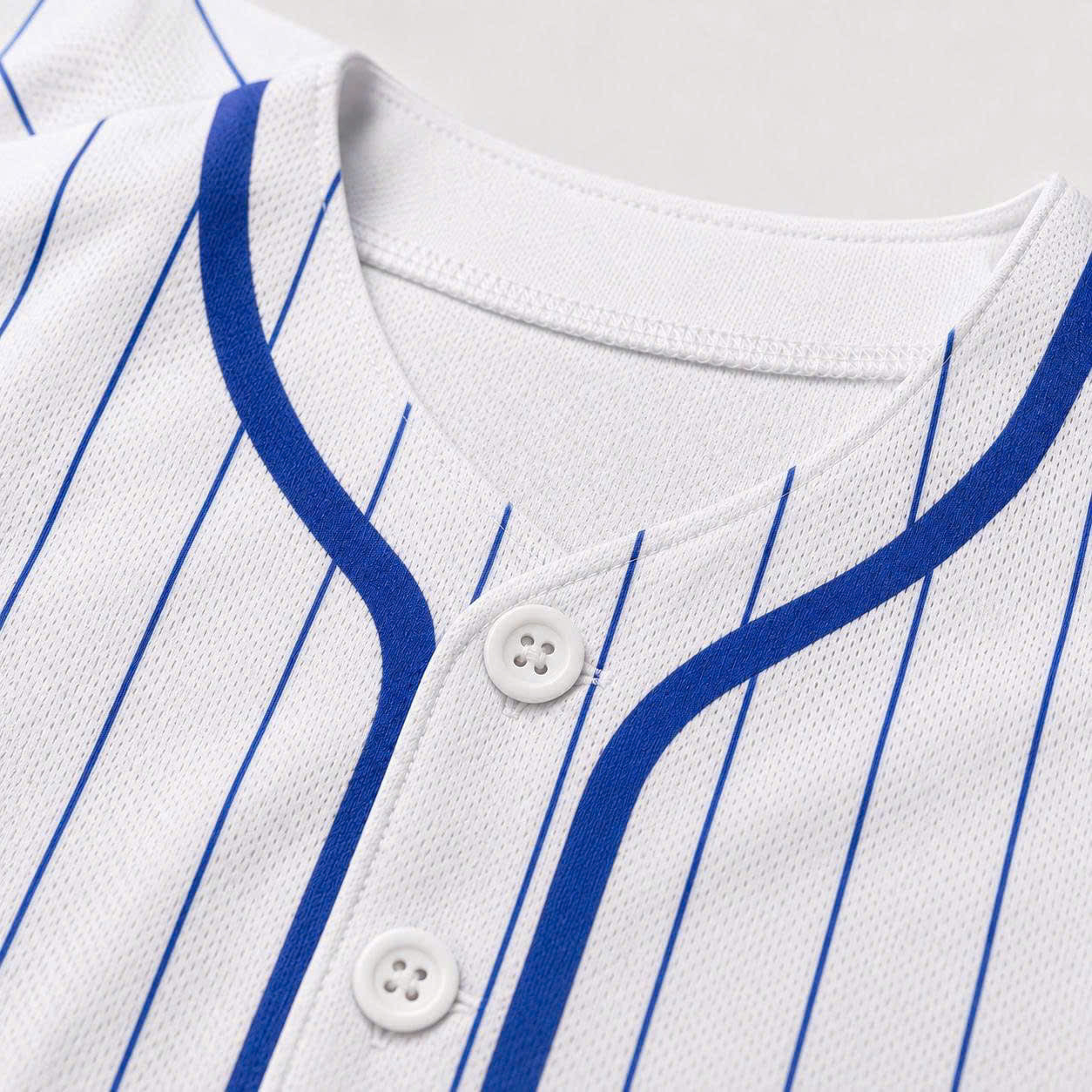 Custom Pinstripe Baseball Jersey, Personalized Team Name & Number, Men Women Kids Toddler
