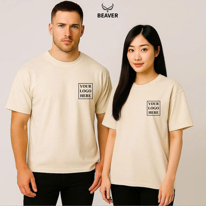 Custom Heavyweight Cotton T-Shirt – Personalized Unisex Tee