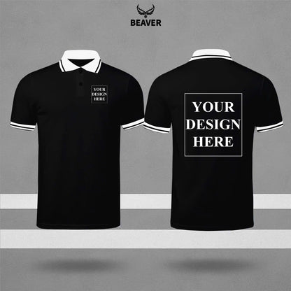 Custom Logo Polo Shirt – Personalized Work Uniform, Unisex Design