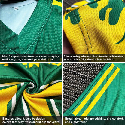 Custom Striped Baseball Jersey with Name & Number – Personalized Sports Shirt, Unisex Gamewear
