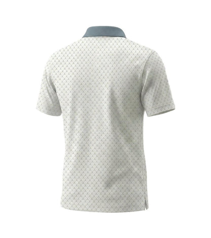 Men's Golf Polo Shirt 08 – Crossed Clubs Diamond Pattern Athletic Apparel