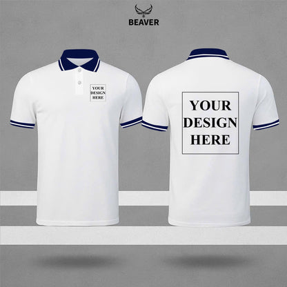 Custom Logo Polo Shirt – Personalized Work Uniform, Unisex Design