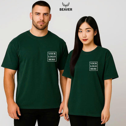 Custom Heavyweight Cotton T-Shirt – Personalized Unisex Tee
