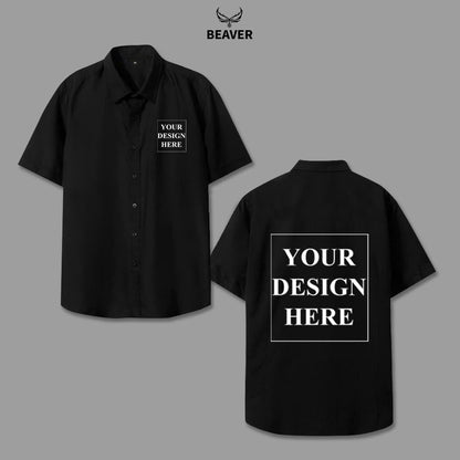 Custom Button Up Shirt – Personalized Design, Unisex Vacation Shirt