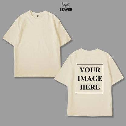 Custom Heavyweight Cotton T-Shirt – Personalized Back Design