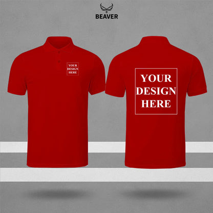 Custom Logo Polo Shirt – Personalized Work Uniform, Unisex Design