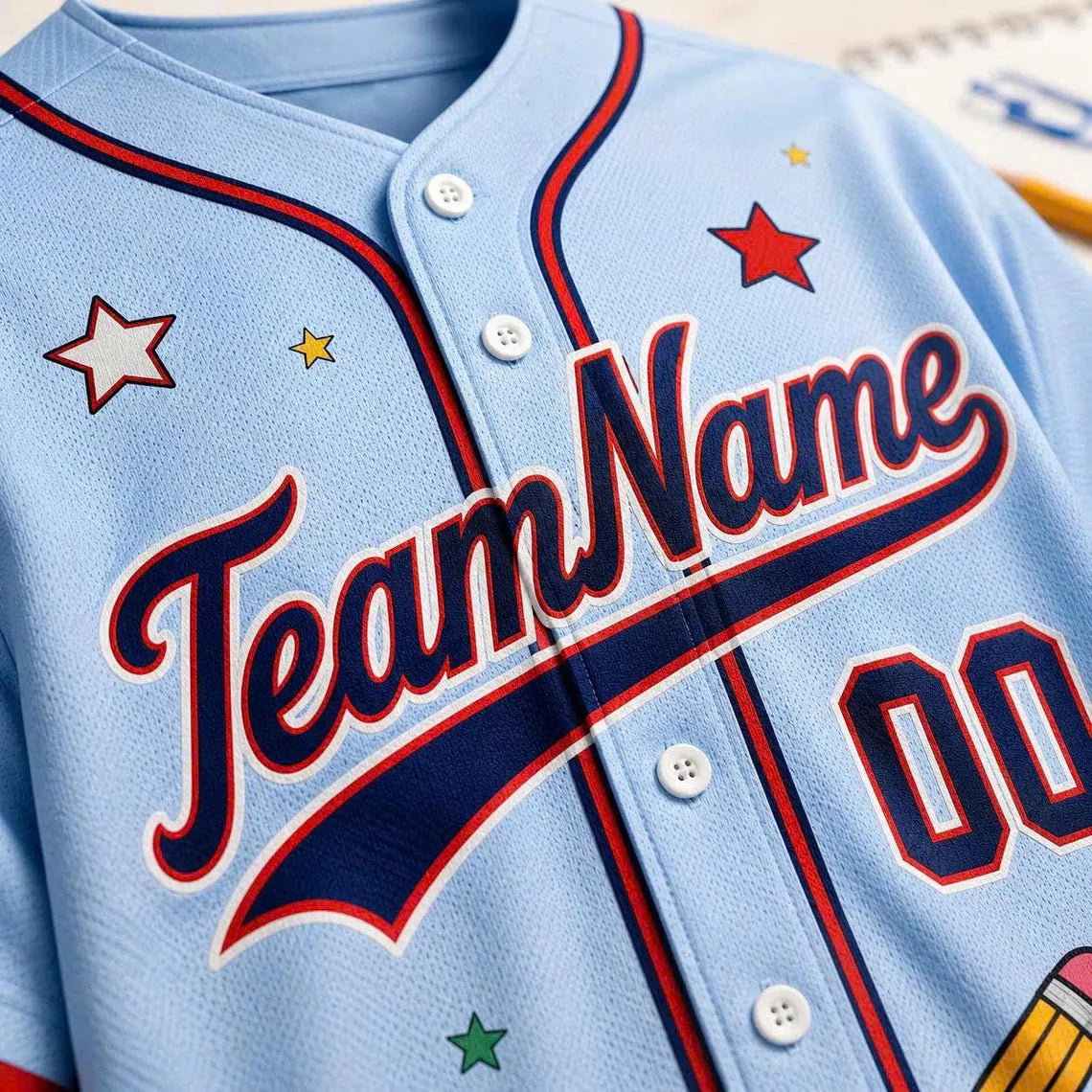 Custom Baseball Jersey, Personalized Teacher Shirt, Back to School Gift, Name & Number