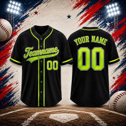 Custom Baseball Jersey, Personalized Name & Number, Team Uniform, Choose Your Colors, Sports Gift
